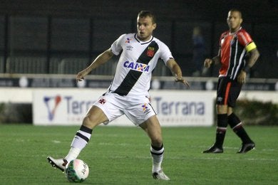 Marcelo Mattos em sua ultima atuação pelo Vasco, em 2016