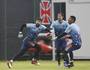 Fernando Miguel, Martin Silva e João Pedro em treinamento do Vasco (Rafael Ribeiro)