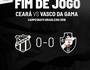 Vasco 0 a 0 Ceará (Twitter Oficial do Vasco)