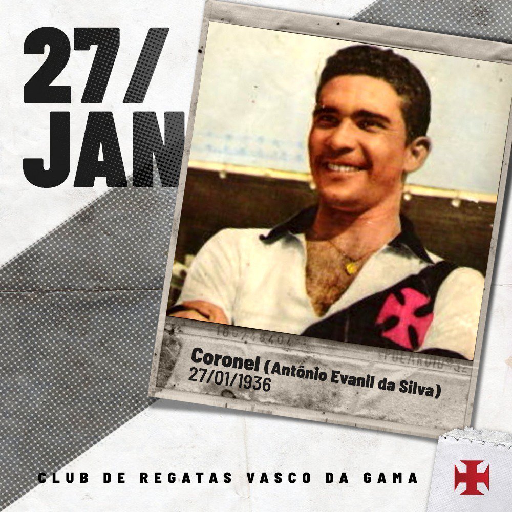 Há 90 anos nascia Coronel, lendário lateral-esquerdo do Vasco | SuperVasco