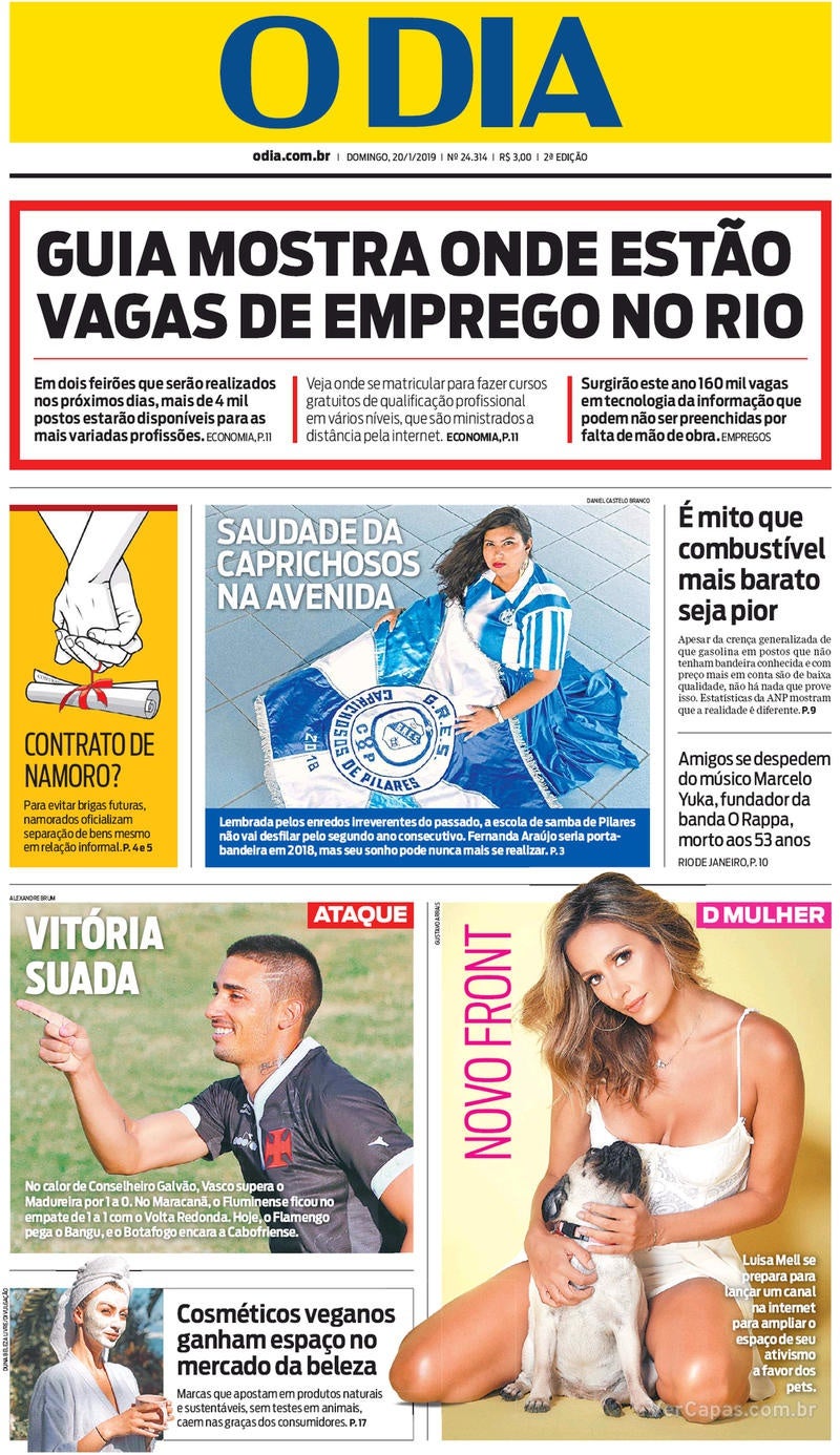 O Dia / Edição 20 de janeiro