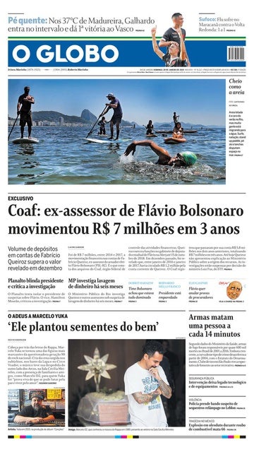 O Globo de 20 de janeiro