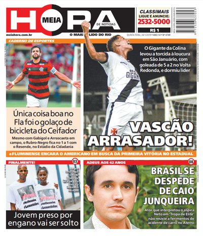 Jornal Vasco x Volta Redonda