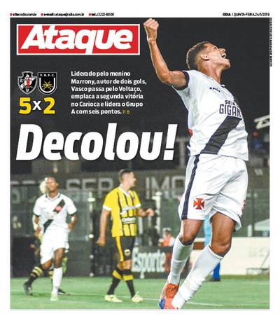 Jornal Vasco x Volta Redonda