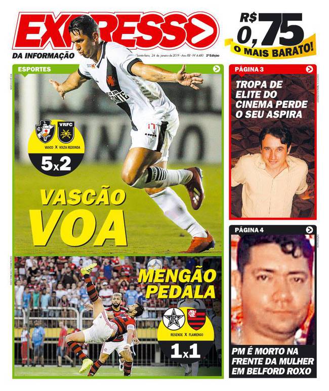 Jornal Vasco x Volta Redonda