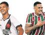 Marrony e Luciano se enfrentam neste domingo (Divulgação Vasco e Fluminense)