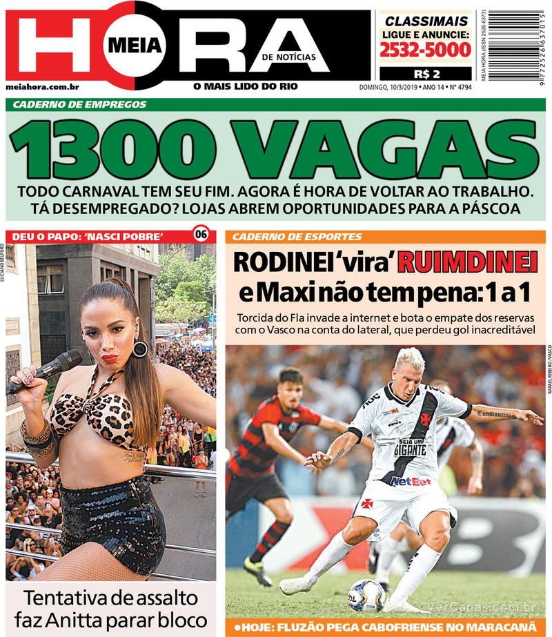 Meia Hora / 10 de Março