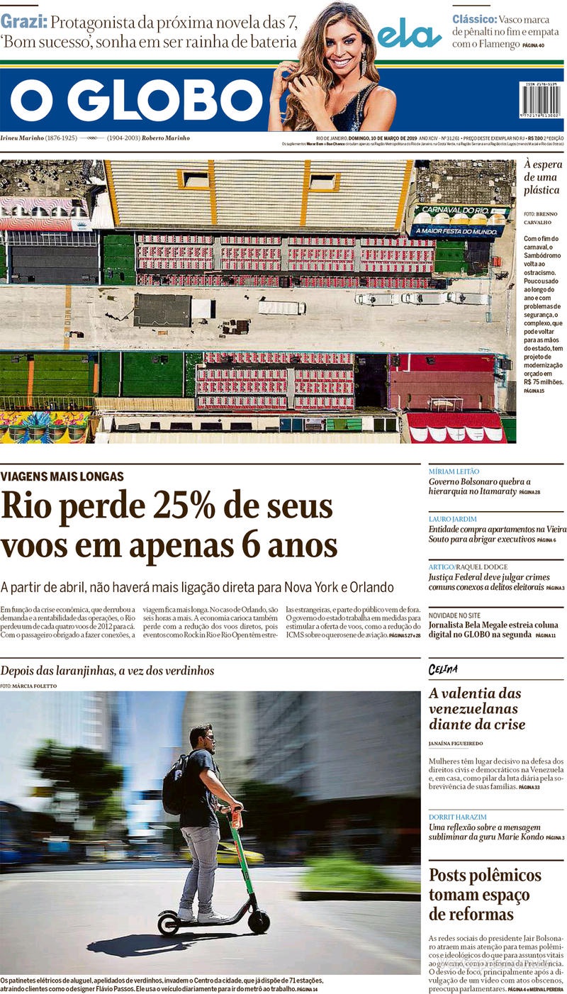 O Globo / 10 de Março