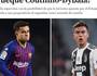 Coutinho e Dybala (Reprodução/Internet)