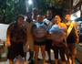 FJV 10ª Família Jacarepaguá entregam donativos para vítimas das Chuvas (Twitter oficial da Força Jovem Vasco @fjv_oficial)