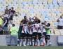 Jogadores comemoram o primeiro gol vascaíno no jogo (Rafael Ribeiro/Vasco.com.br)
