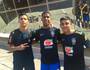 Kauã Lucas, Andrey e Hygor representam o Vasco na Seleção Sub-15 (Sarah Borborema/Vasco)