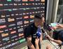 Danilo Barcelos em entrevista pós jogo (Bruno Giufrida/GloboEsporte.com)