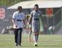 Luxemburgo conversa com Raul no treino do Vasco (Rafael Ribeiro/Vasco.com.br)
