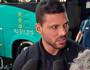 Henríquez em entrevista antes do clássico (Felippe Costa/GloboEsporte.com)