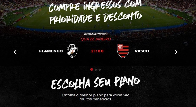 Site do Flamengo