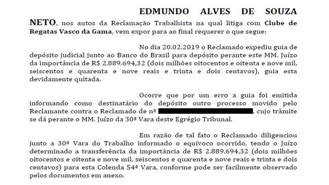 Processo: Edmundo