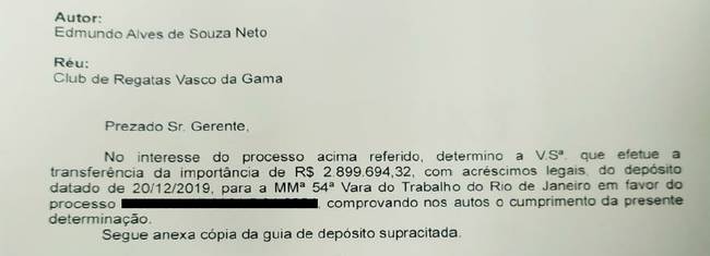Processo: Edmundo