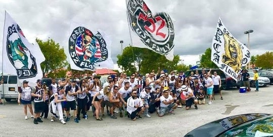 Torcida vascaína na Flórida Cup