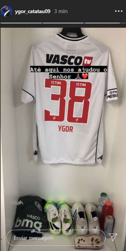 Vestiário do Vasco em SJ