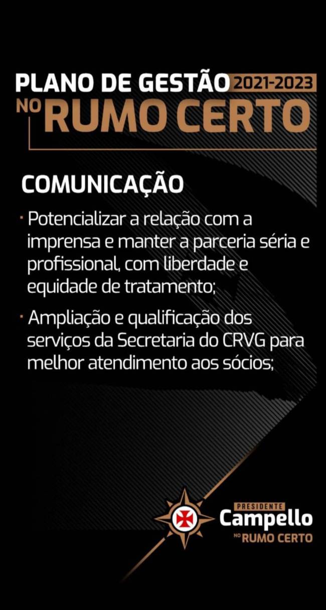 Plano de Gestão da Chapa No Rumo Certo 16