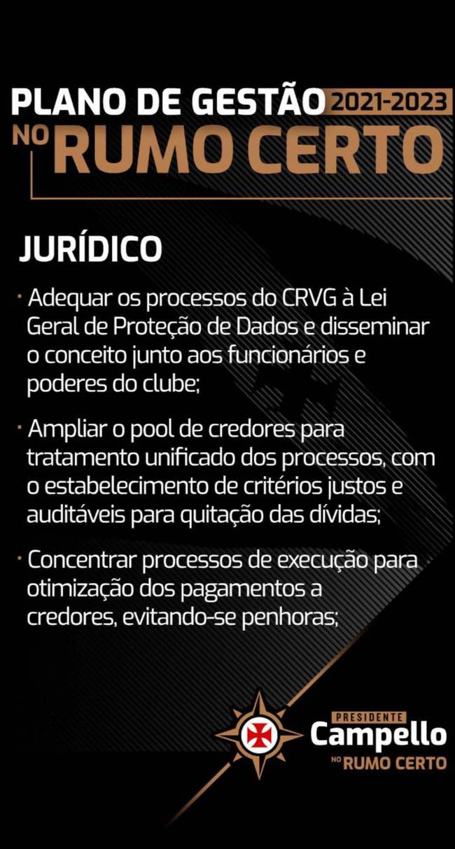 Plano de Gestão da Chapa No Rumo Certo 4