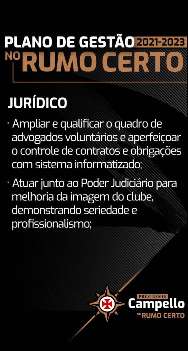 Plano de Gestão da Chapa No Rumo Certo 8