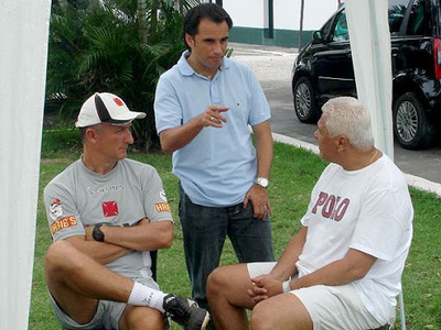 Rodrigo Caetano e Dorival Júnior