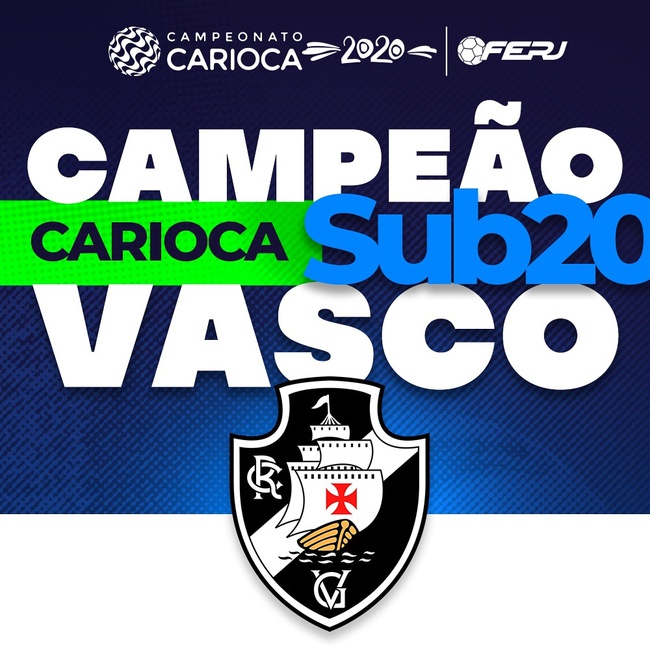 Sub-20: Vasco campeão do Campeonato Carioca 2020