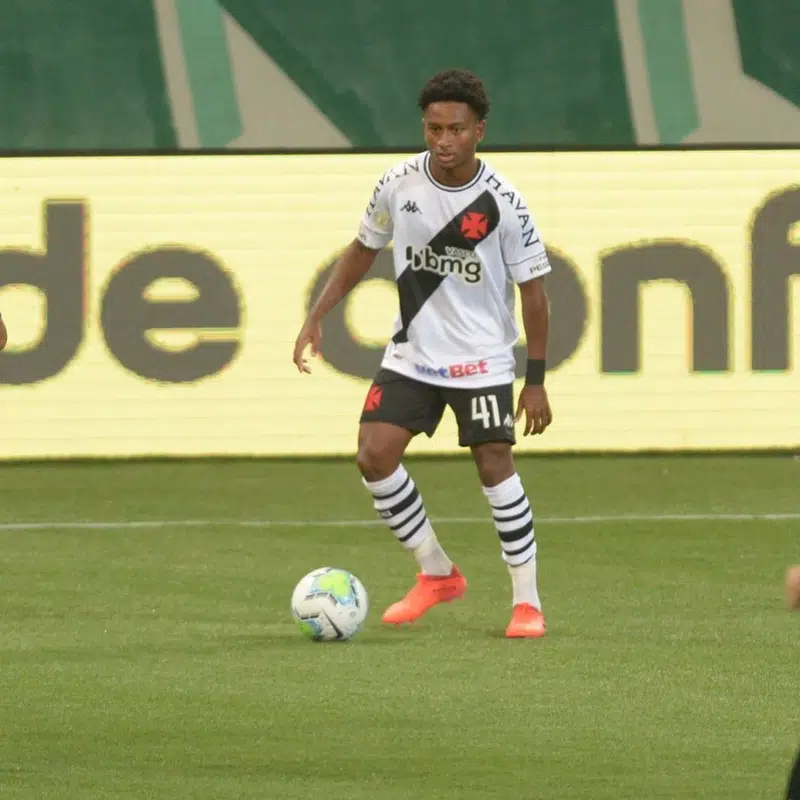 Cayo Tenório publica foto da partida contra o Palmeiras SuperVasco