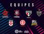 Clubes que participam do Draft do eGol (Divulgação)