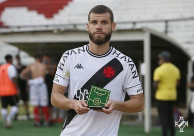 Marcelo Alves recebeu o prêmio de melhor da partida contra o Bahia