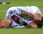 Henrique chora após ser atingido por Paulão em Fortaleza 3x0 Vasco (Reprodução)