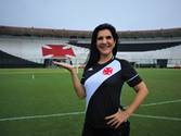 Vanessa Riche em São Januário (João Pedro Isidro/Vasco)