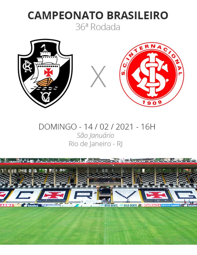 Vasco x Inter: onde assistir ao vivo, horário e escalações, brasileirão  série a