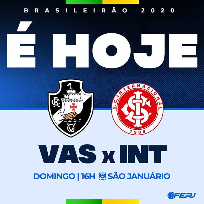 FERJ destaca o confronto entre Vasco x Inter pelo ...