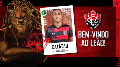 Vitória anuncia contratação de Ygor Catatau