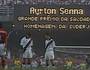 Homenagem de Vasco x Flamengo a Ayrton Senna (Twitter Vasco Antigo)