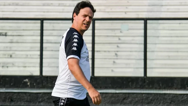 Fernando Diniz comanda o Vasco durante partida contra o Cruzeiro