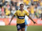 Matheus Moresche comemora gol pelo Central Coast Mariners (Divulgação)