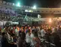 Estádio de São Januário na noite de inauguração da estátua de Dinamite no estádio (Emanuelle Ribeiro)