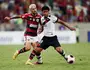 Andrey Santos contra o Flamengo (Daniel Ramalho/Vasco)