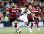 Eguinaldo contra o Flamengo (Daniel Ramalho/Vasco)
