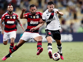 Matías Galarza contra o Flamengo (Daniel Ramalho/Vasco)