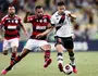 Matías Galarza contra o Flamengo (Daniel Ramalho/Vasco)