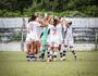 Jogadoras do Vasco Feminino comemoram vitória (matheus lima/vasco)