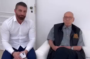 José Roberto Lamacchia com Pedrinho