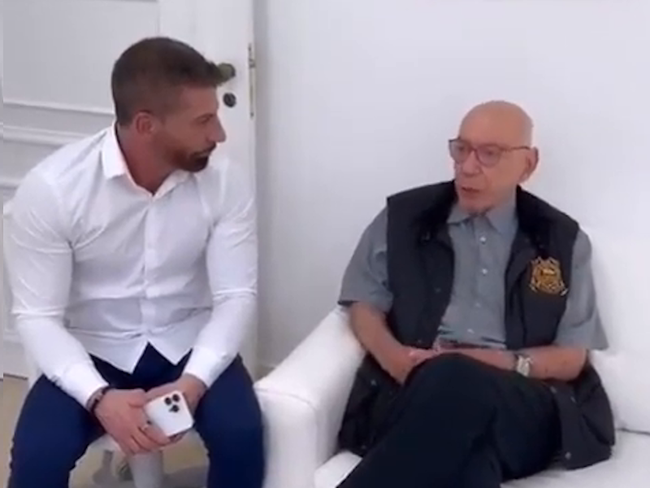 José Roberto Lamacchia com Pedrinho