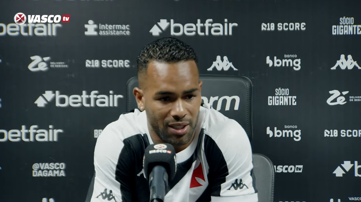 Alex Teixeira teve minutagem nos últimos seis jogos do Vasco da Gama