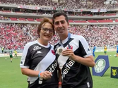 Caio Bonfim e sua mãe Gianetti Bonfim (Club de Regatas Vasco da Gama, reprodução/Instagram)
